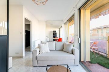 Joli studio avec vue mer