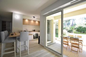 Hossegor centre ville confortable appartement en rez de jardin
