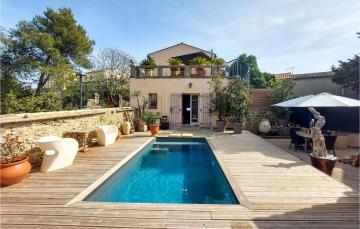 Amazing Home In Murviel Les Montpellie With Outdoor Swimming Pool, Wifi And 3 Bedrooms
