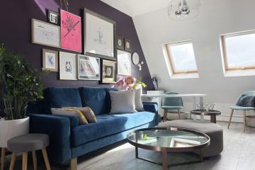Bright and Homely 1 Bedroom rooftop Apartment in the Marais in Paris
