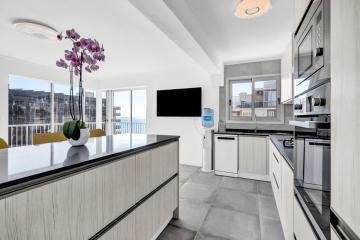Calpe centre sea view modern top floor apartment
