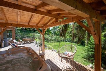 L’Ecrin Blanc – Cocon familial avec jacuzzi et salle de jeux