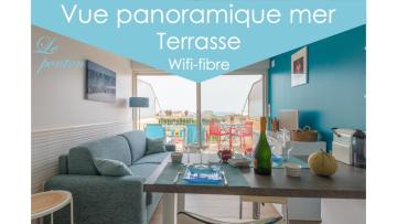 Studio Le Ponton, vue mer et parking