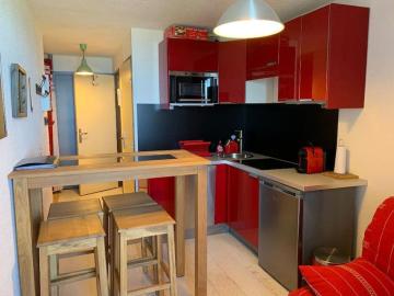 Studio 4 pers pied des pistes parking sous sol