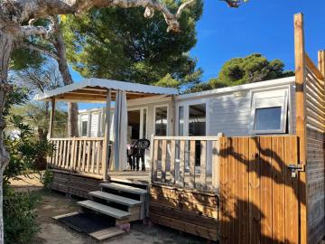 Mobil-home (Clim,Ll,Lv)- Camping Narbonne-Plage 4* - 012