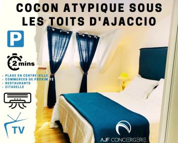 Cocon cosy avec velux à 2 pas de la mer avec garage