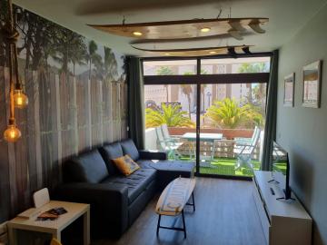 Las Americas Stylish Surf Apartment on beach promenade