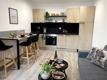 Bel appartement sur cour plein centre ville