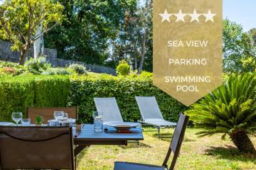 Serrendy Rez-de-jardin dans résidence de standing avec piscine & vue mer