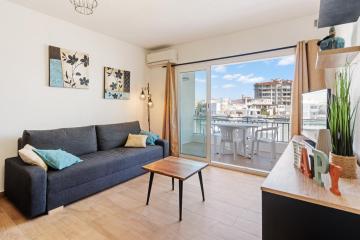 Apartamento WELCS 067 en el puerto con terraza