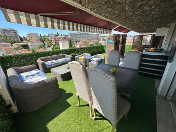 Terrasse 50m² ensoleillée Cannes