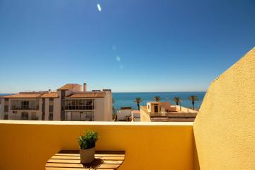 A view of the beach duplex