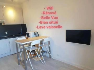 Très joli studio tout neuf vue sur lac WIFI