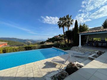 Sur les hauteurs de Nice, villa haut de gamme