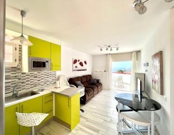 Apartamento con FreeWifi, piscina y estupenda vista a Oceano Atlantico