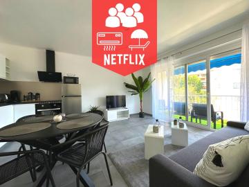 COSY VAUTRIN, Appartement ensoleillé à 100m de la Mer