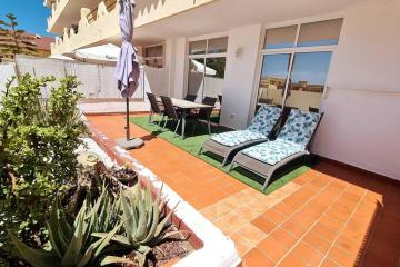 Apart 1 habitacion con Terraza en Playa Paraíso, piscina wifi, terraza