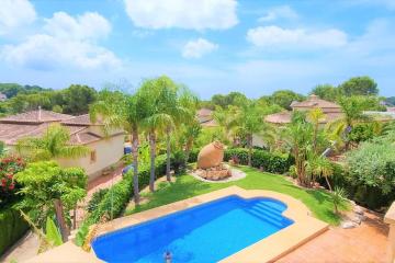 Villa with tropical garden
