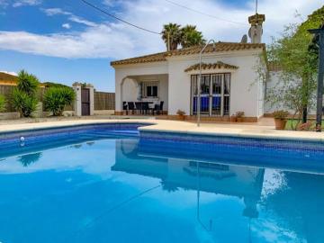 Villa Jane with pool next to the golf and beach