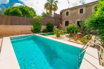 Typical old Majorcan house with a private pool