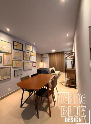 Chic Blue Design com Vaga de Garagem