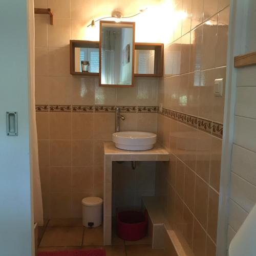 Ένα μπάνιο στο Chambre d'hôtes Costa Belle