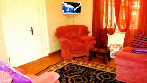 TV a/nebo společenská místnost v ubytování Hotel Renesans