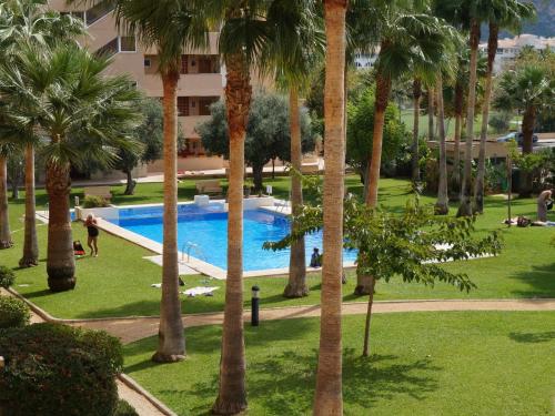 Charming Apartment in L'Albir with Swimming Poolの敷地内または近くにあるプール