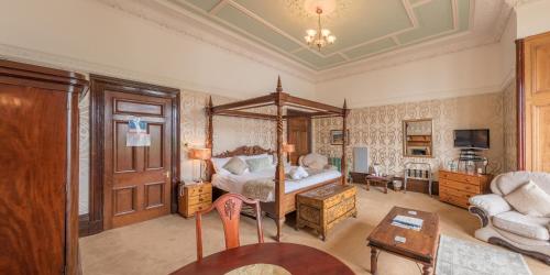 O zonă de relaxare la Craigard House Hotel