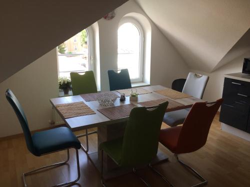Posezení v ubytování Ferienwohnung Tonberg 4