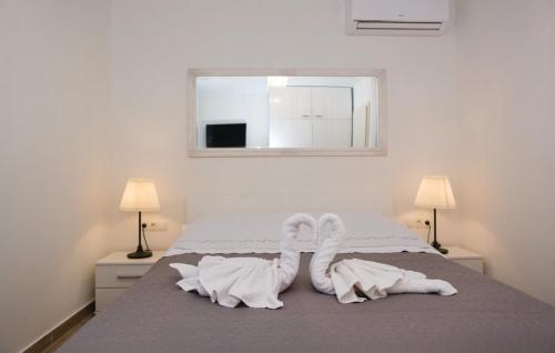 Posteľ alebo postele v izbe v ubytovaní Luxury villa Vela Rina