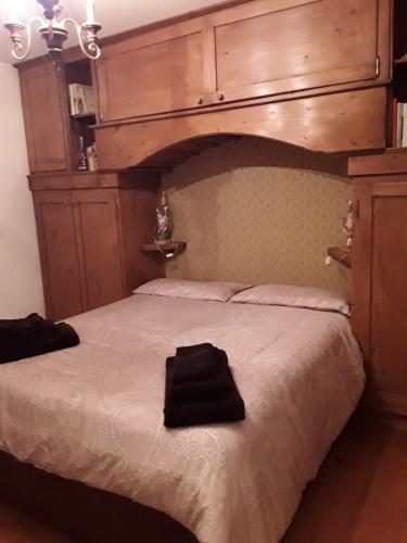 Katil atau katil-katil dalam bilik di Chalet Elena