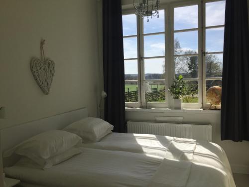 Postel nebo postele na pokoji v ubytování Wramsta B&B