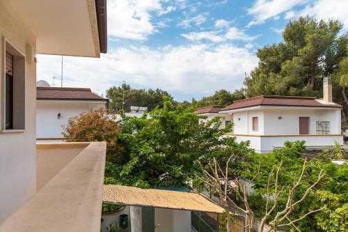 a view from the balcony of a house at Villa Victory in Specchiolla 
