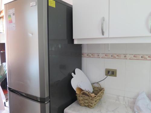 Una cocina o zona de cocina en Cabañas & Hostal Lefuco