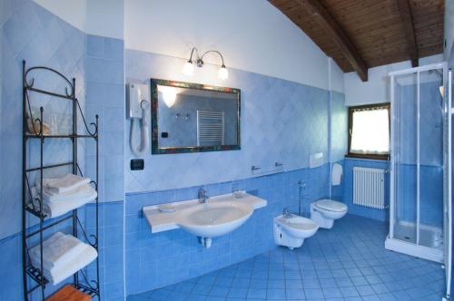 Kúpeľňa v ubytovaní Trattoria Del Bivio