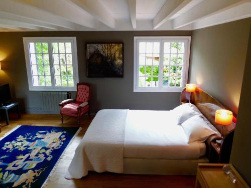Postel nebo postele na pokoji v ubytování Bed & Breakfast La Clepsydre