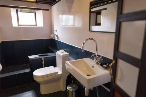 Koupelna v ubytování Milla Guesthouse Bhaktapur