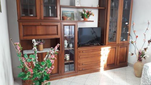 TV a/nebo společenská místnost v ubytování Casa "Big Mary" cinque terre