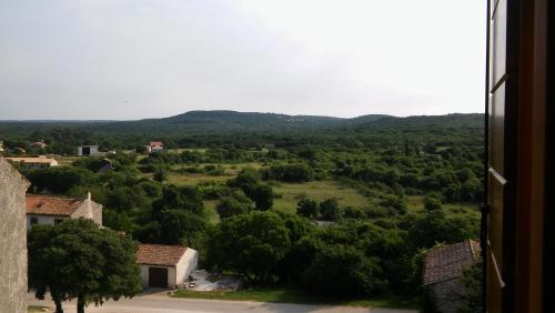 a view of the countryside from a house in a village at Apartment Ane in Bale