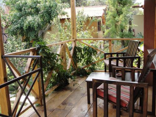 Balkoni atau teres di Hotel Utz Jay