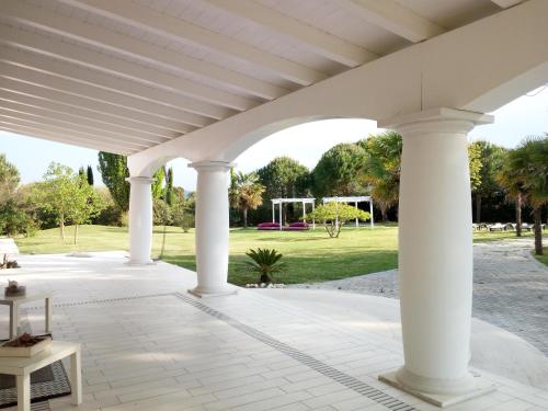 Κήπος έξω από το B&B Luna Bianca