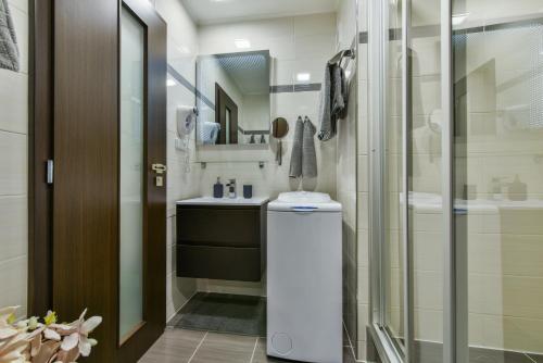Vonios kambarys apgyvendinimo įstaigoje Luxury Apartments Ostrava