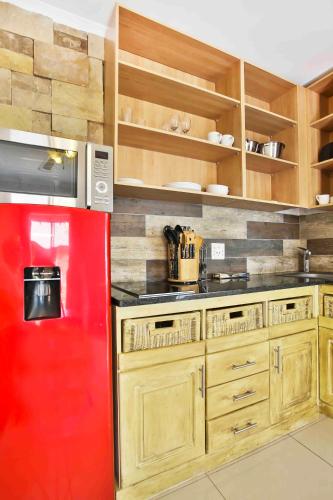 Dapur atau dapur kecil di Accommodation at Vans No Loadshedding