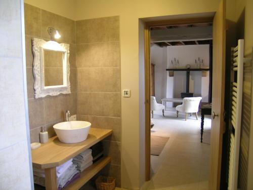Ett badrum på La Troliere