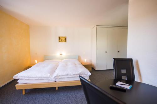 Postel nebo postele na pokoji v ubytování Hotel Sternen
