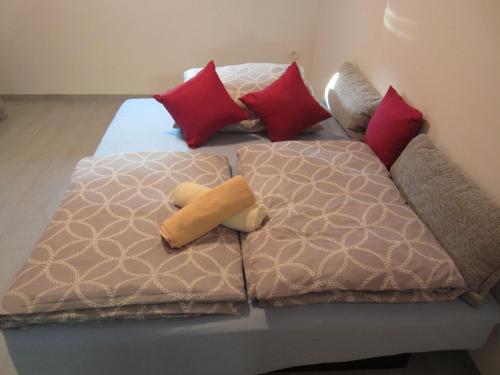 Postel nebo postele na pokoji v ubytování ApartIzola