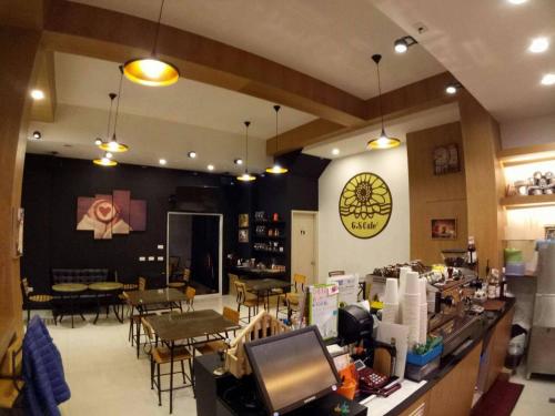 菊色咖啡inn民宿 餐廳或用餐的地方