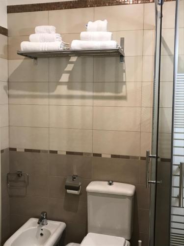 Kúpeľňa v ubytovaní Papali