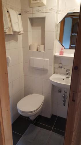 Bauernhof Buchberg tesisinde bir banyo